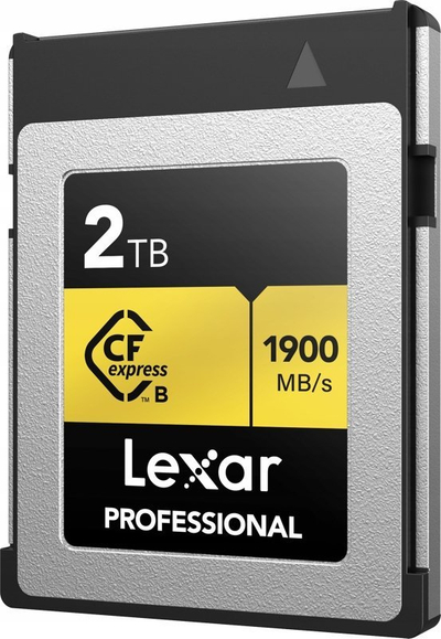 Kartë memorje Lexar Professional Gold Series, CFexpress Type B, 2TB, 1900MB/s, e zezë