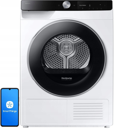 Tharëse rrobash Samsung, 9kg, klasa energjisë A, e bardhë