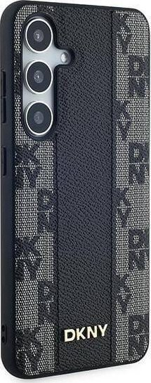 Këllëf DKNY DKHMS24MPCPVSLK për Samsung Galaxy S24 Plus, hardcase lëkurë eko, MagSafe, i zi
