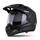 Helmetë moto CASSIDA Tour 2.0 Dual, Pinlock ready, vizor dielli, e zezë mat gri