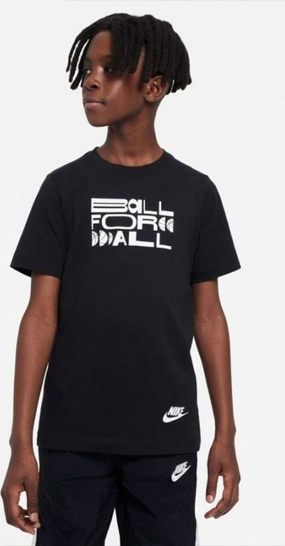 Bluzë Nike për çuna Cult of Basketball, pambuk, për basketboll, e zezë