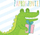 Ftesa ditlindje Kukartka ZZ-072 Crocodile, set 5 copë, shumëngjyrëshe