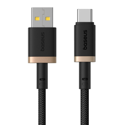 Кабел USB во USB-C Baseus Dura, 60W, 1m, црн