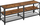 Kabinet TV Oskar LTV094B01V1, 140 cm, dru rustic oak, i zi