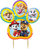 Qirinj dekorativë Paw Patrol, set me 4 copë, për tortë, shumëngjyrësh