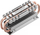 Sistem ftohje për SSD GRAUGEAR G-M2HS06, M.2 NVMe, heatsink alumini me bakër, gri