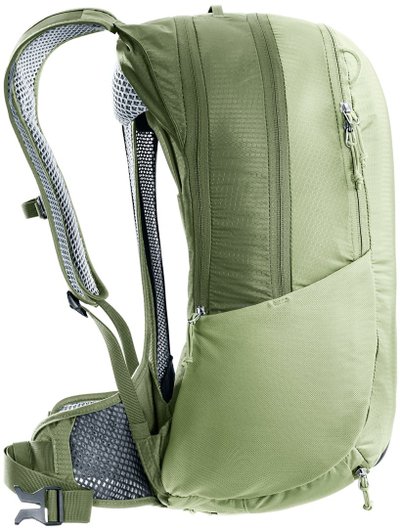 Çantë shpine çiklizmi Deuter Race Air 14+3, 17L, sistem Aircomfort, jeshile