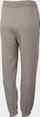 Trenerka për femra 4F Warm Pants, pambuk, prerje e lirshme, bezhë
