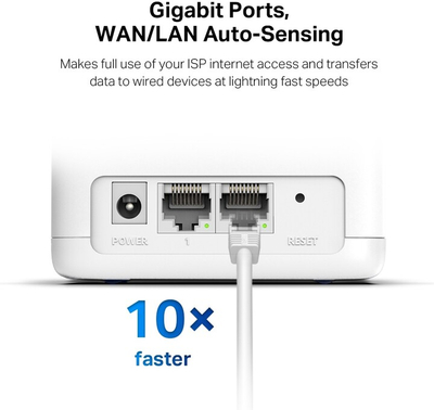 Router MERCUSYS Wi-Fi Mesh Halo H30G Wireless AC1900 - 3x100/1000, MU-MIMO, 2 copë