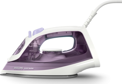 Hekur me avull Philips DST2020/30, taban qeramik, 250ml, vjollcë e bardhë