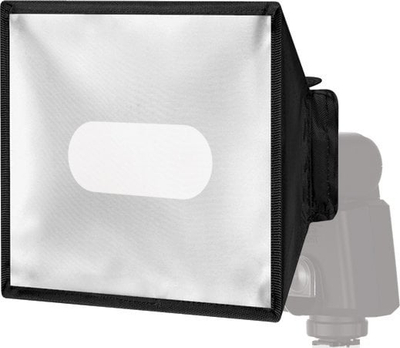 Softbox për blic Hahnel Module, 18 x 13.5 cm, i zi e bardhë
