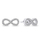 Vathё Brilio Silver Infinity EA608W
