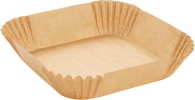 Letra enë për fritezë me ajër DELCIA Square Paper Tray, 20 x 20 cm, 50 copë