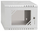 Kabinet muri Lexi NET LX10 4U 300, 10\", derë xhami, gri