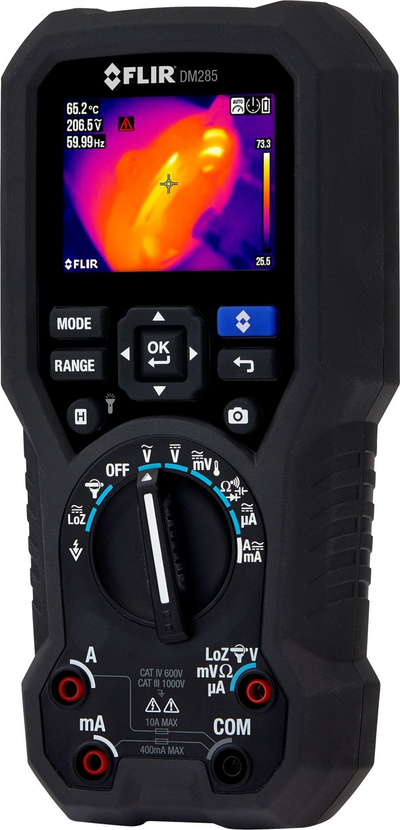 Multimetër termografik FLIR DM285 FLEX KIT, TRMS, me Bluetooth, i zi