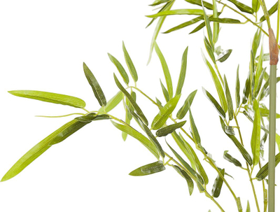 Bimë artificiale Beliani Bambusa Vulgaris, 100 cm, në vazo, jeshile