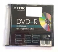 Disk DVD+R TDK Lightscribe, 4.7GB, 16x, transparent