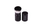 Brushë grimi Gabriella Salvete Travel Brush, e zezë, 1 copë