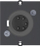 Modul lidhës Bachmann 917.101 XLR femër 5-pin, për panel, i zi