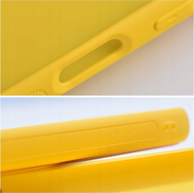 Futrollë Futera Leather Case për Samsung Galaxy A25 5G, lëkurë sintetike, mbrojtëse mbrapa, e verdhë