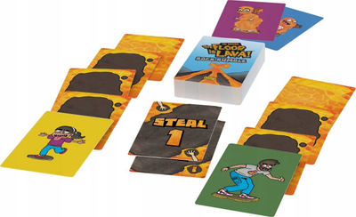 Lojë me letra Goliath Games The Floor Is Lava Rock Rumble, 2-4 lojtarë, për kalamaj 5+