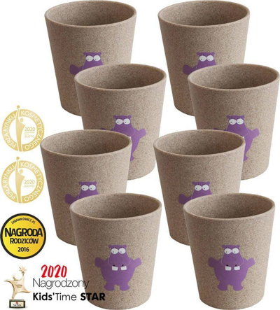 Set gota kartoni Jack NJill, 8 copë, bezhë