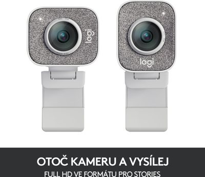 Kamerë Logitech StreamCam C980, e bardhë