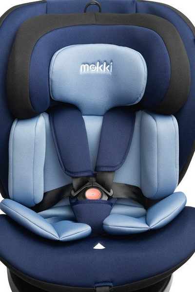 Sjedilje makine Mokki I-Size, 40-150 cm, rrotulluese 360°, blu navy