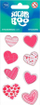 Декоративни стикери Sticker Boo Hearts, срца, Свети Валентин, шарени