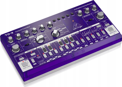 Sintetizator bass Behringer TD-3-GP, analog, me sekuencer, lejla