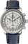 Orë kronograf për burra Zeppelin LA 8614-1, automatike, 42mm, me rrip lëkure blu