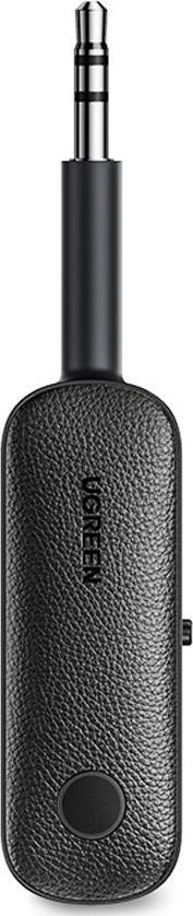 Adapter Bluetooth UGREEN 2 në 1, dërgues edhe marrës, Bluetooth 5.0, për AUX makine, i zi