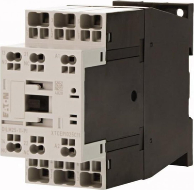 Kontaktor Eaton DILM, 3 pole, 11 kW, bobinë 230 V AC