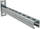 Krah mbajtës Walraven Cantilever arm 41x41x2.5, 1000mm, metalik