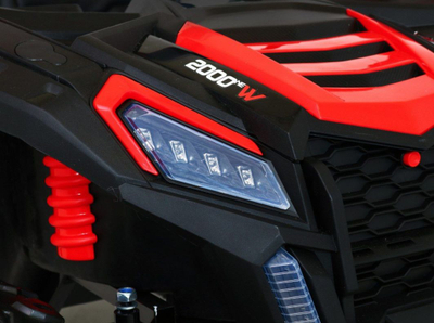Makina elektrike lodër Strong Racing Buggy, për 2 fëmijë, motor brushless, e kuqe