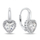 Set bizhuteri për femra Brilio Silver, vathë + varëse, i argjendtë