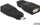 Përshtatës Delock microUSB - USB, i zi