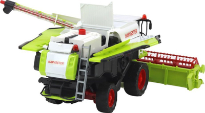 Lodër kombajnë LEAN Toys Harvester, me pjesë që lëvizin, për kalamaj 3+, jeshile