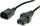 Kabllo furnizimi Value 19.99.1121, C14 në C15, 1m, 250V 10A, e zezë