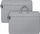 Çantë laptopi DUX DUCIS LBTC Series, 13-13.9", kundra goditjeve, gri e çelët