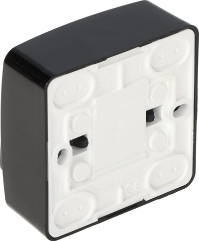 Buton zile Berg Surface Mounted, montim në sipërfaqe, momental, i zi