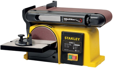 Makinë sharrimi me rrip dhe disk Stanley SXBS914E, 370W, 240V, e verdhë