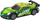 Makine garuese me telekomande RC Racing Car, trup me drite, 27MHz, jeshile