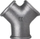 Tee e filetuar Foundry Zawiercie Y, 3/4", e galvanizume