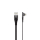 Kabllo karikues USB në Lightning LDNIO LS581L, 1m, kënd 90°, e zezë