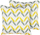 Set jastëk oborri AFFILE, 45 x 45 cm, model chevron, shumëngjyrësh