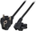 Kabllo rryme MicroConnect PE010818A, CEE7/7 në C5, 1.8m, e zezë