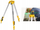 Trekëmbësh alumini Stanley 5/8", Quick-Clamp, i verdhë