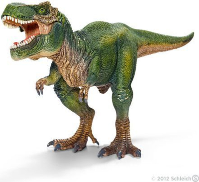 Figurë tiranosaurus Schleich, e gjelbër