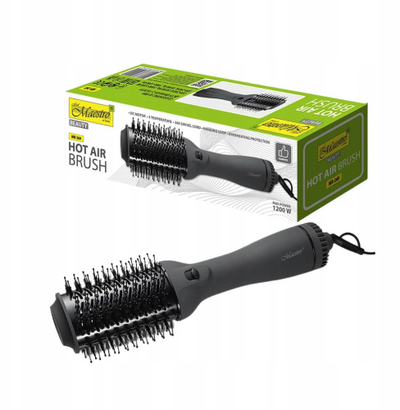 Furçë tharëse flokësh Maestro MR-260, 1200W, 3 temperatura, e zezë